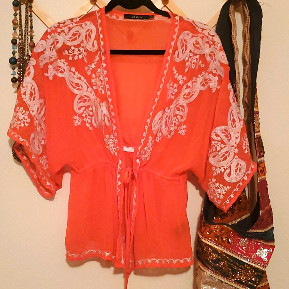 Ark&Co Short Kimono Top